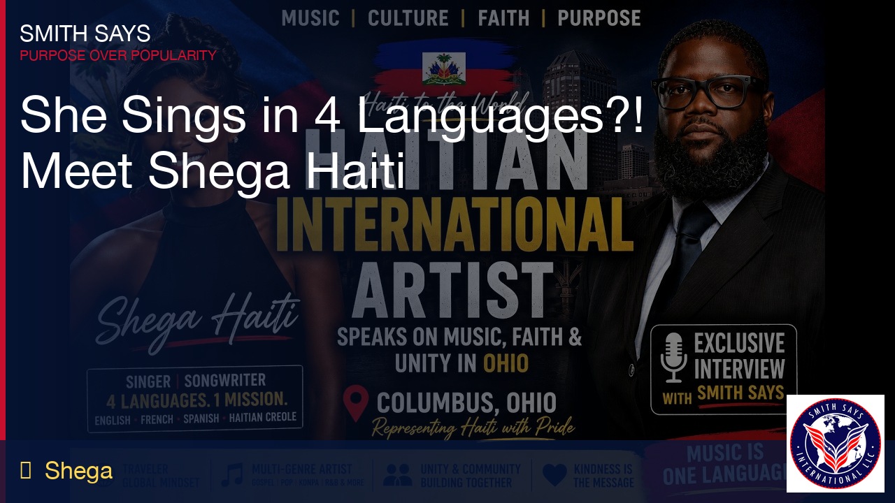 She Sings in 4 Languages?! Meet Shega Haiti in Columbus Ohio